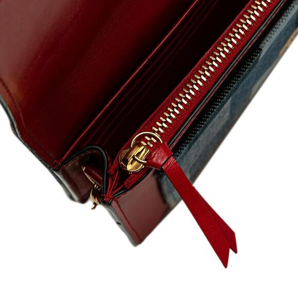 Pre Loved louis vuitton Twist Chain Bag Women Blue Crossbody Bags - Picture 8 of 8